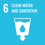 Clean water and sanitation and icon